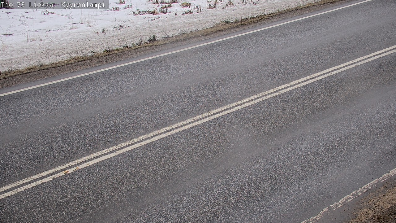 Weather Camera Image Väg 73 Lieksa, Kyyrönlampi, Lieksa, Pohjois-Karjala