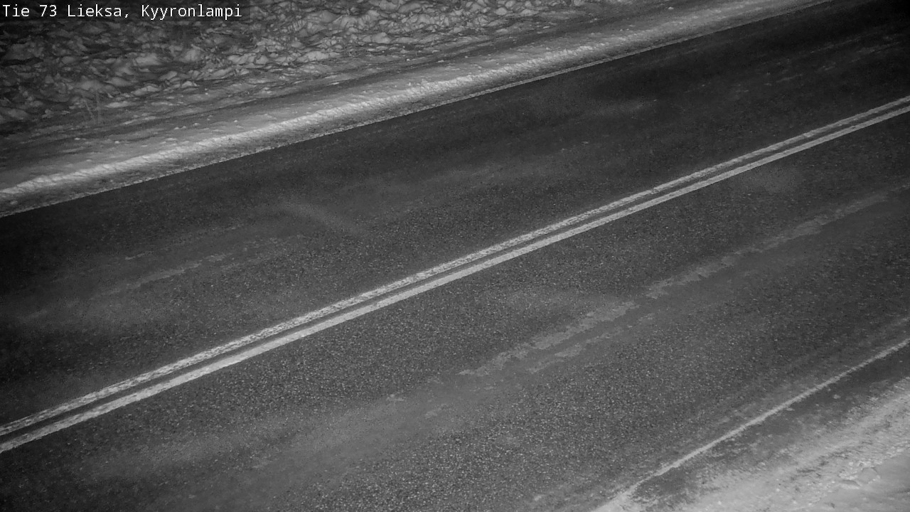 Weather Camera Image Road 73 Lieksa, Kyyrönlampi, Lieksa, Pohjois-Karjala