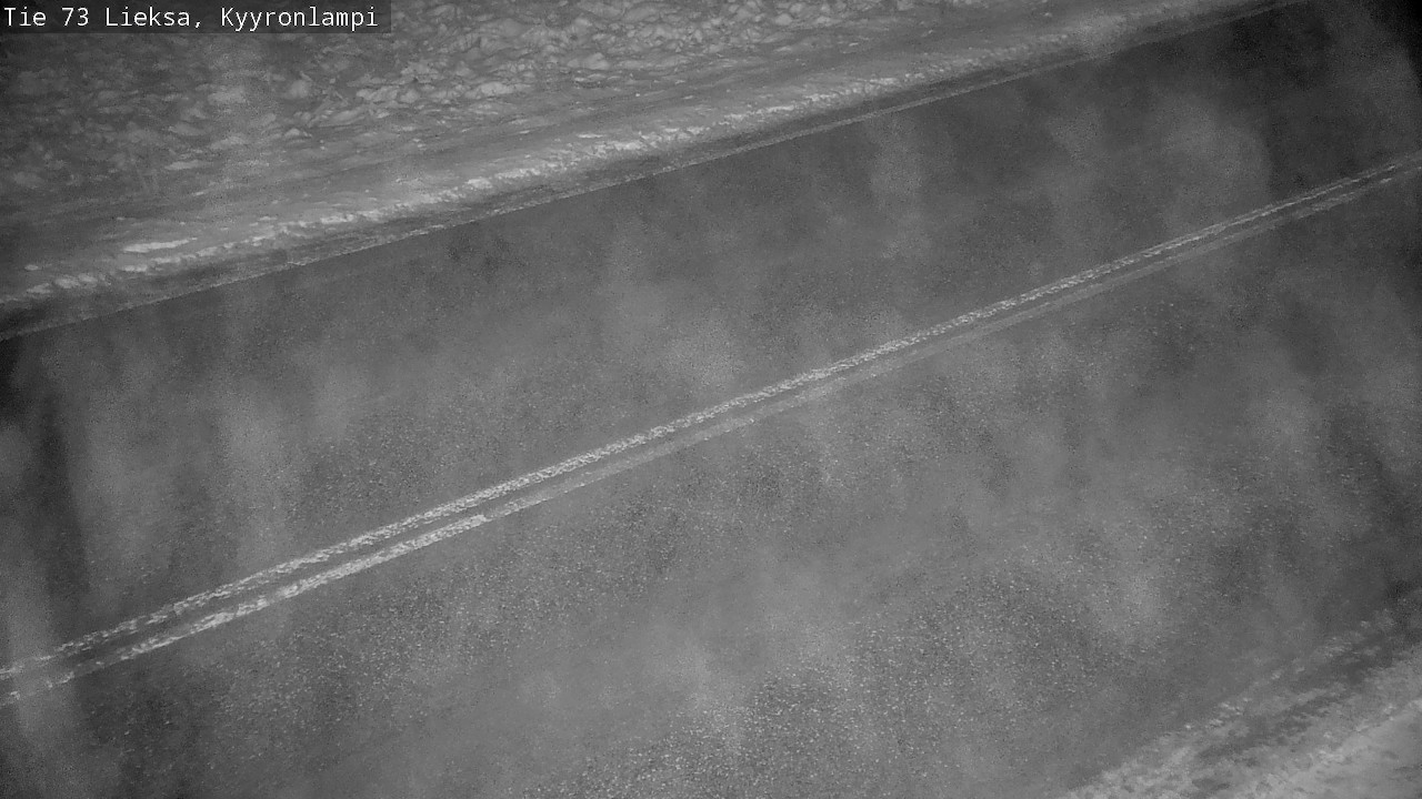 Weather Camera Image Road 73 Lieksa, Kyyrönlampi, Lieksa, Pohjois-Karjala
