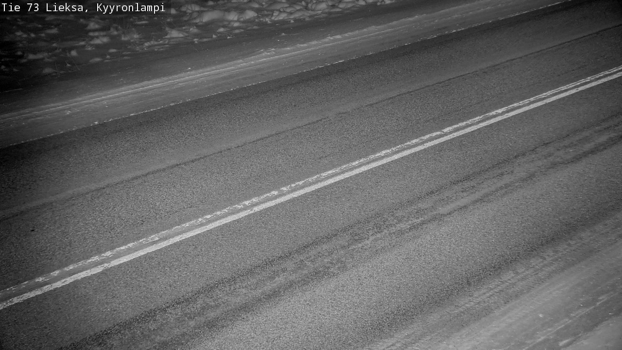 Weather Camera Image Road 73 Lieksa, Kyyrönlampi, Lieksa, Pohjois-Karjala