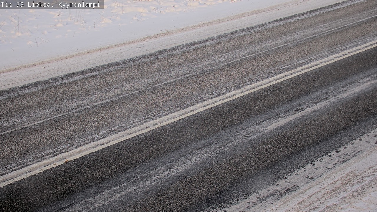 Weather Camera Image Väg 73 Lieksa, Kyyrönlampi, Lieksa, Pohjois-Karjala