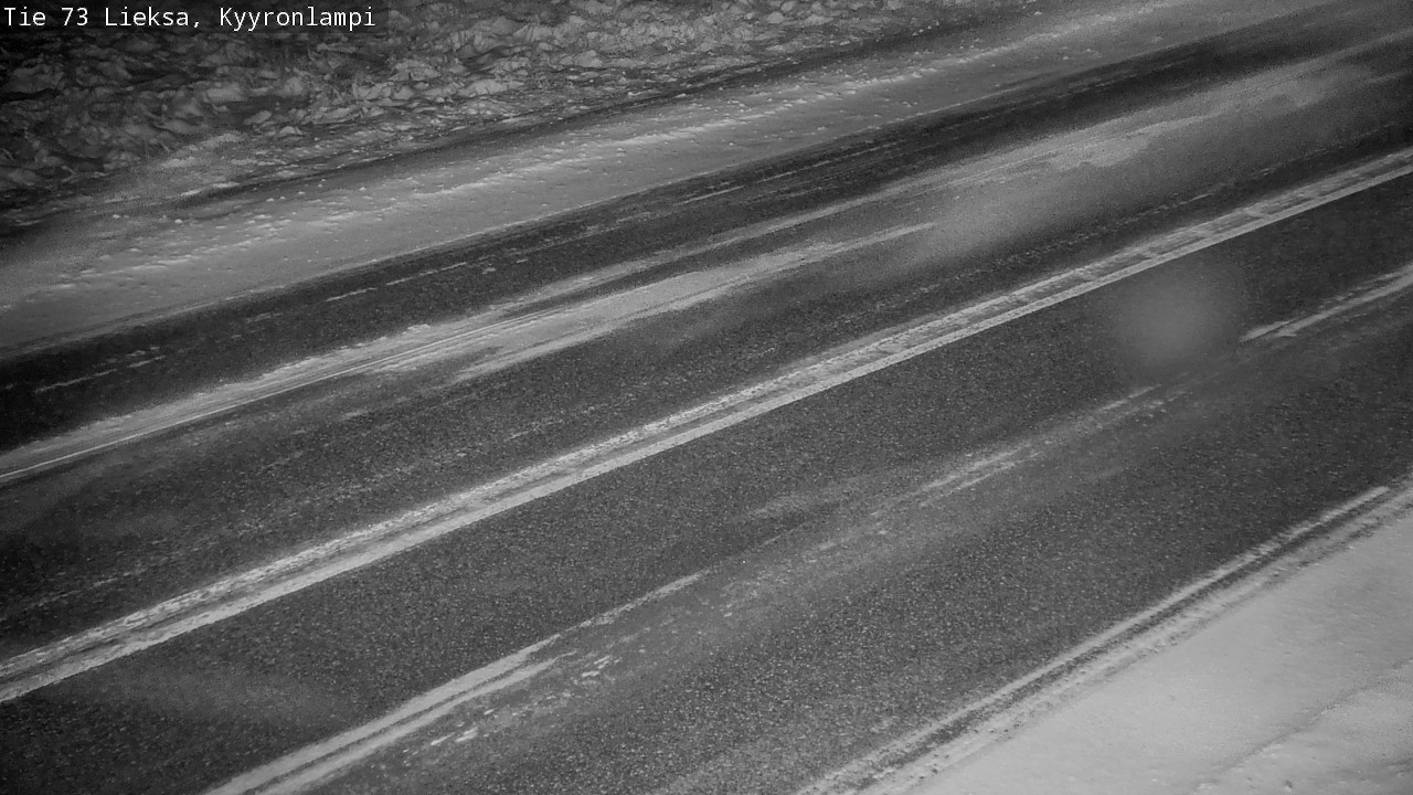 Weather Camera Image Väg 73 Lieksa, Kyyrönlampi, Lieksa, Pohjois-Karjala