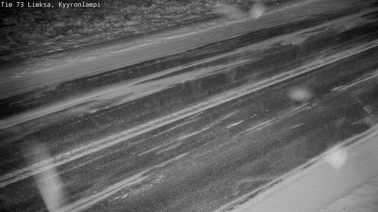 Weather Camera Image Väg 73 Lieksa, Kyyrönlampi, Lieksa, Pohjois-Karjala