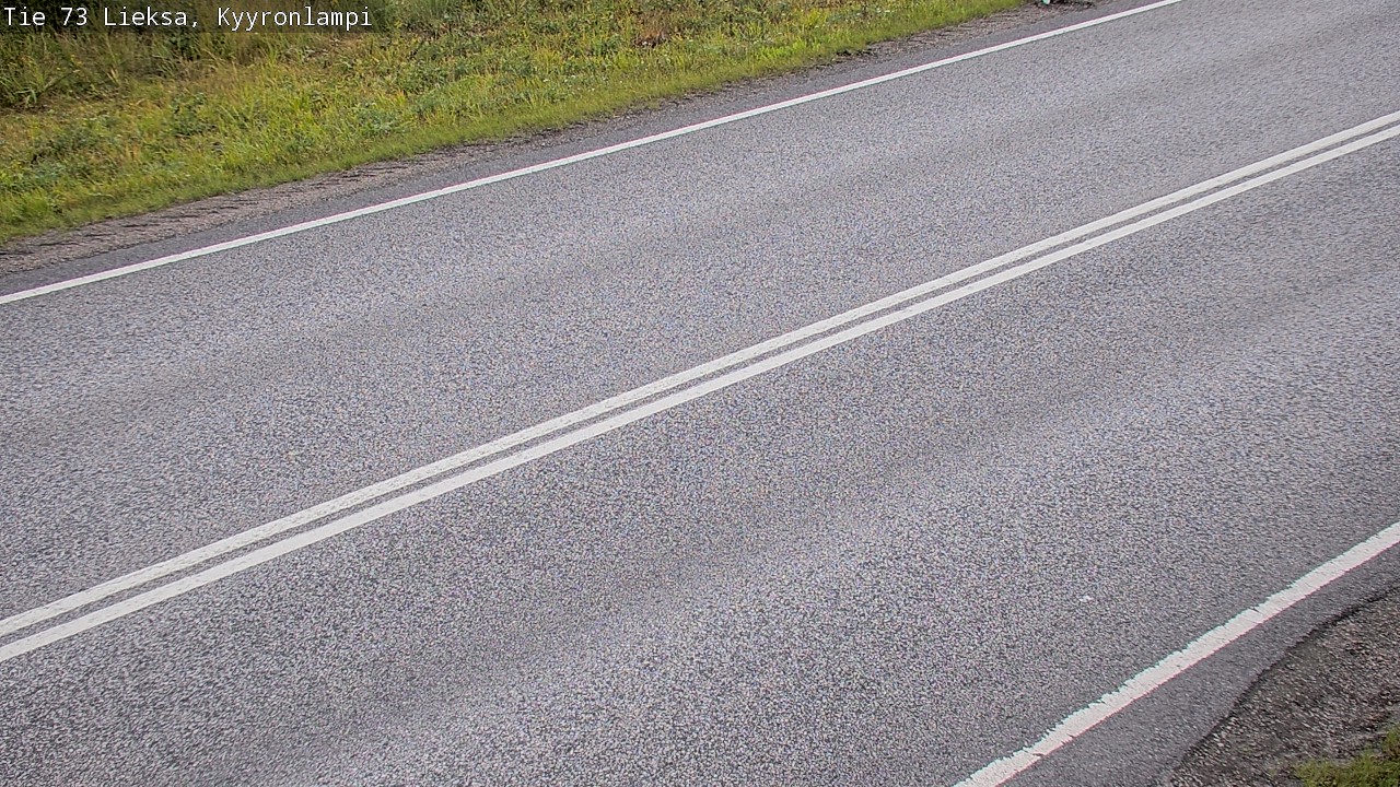 Weather Camera Image Road 73 Lieksa, Kyyrönlampi, Lieksa, Pohjois-Karjala