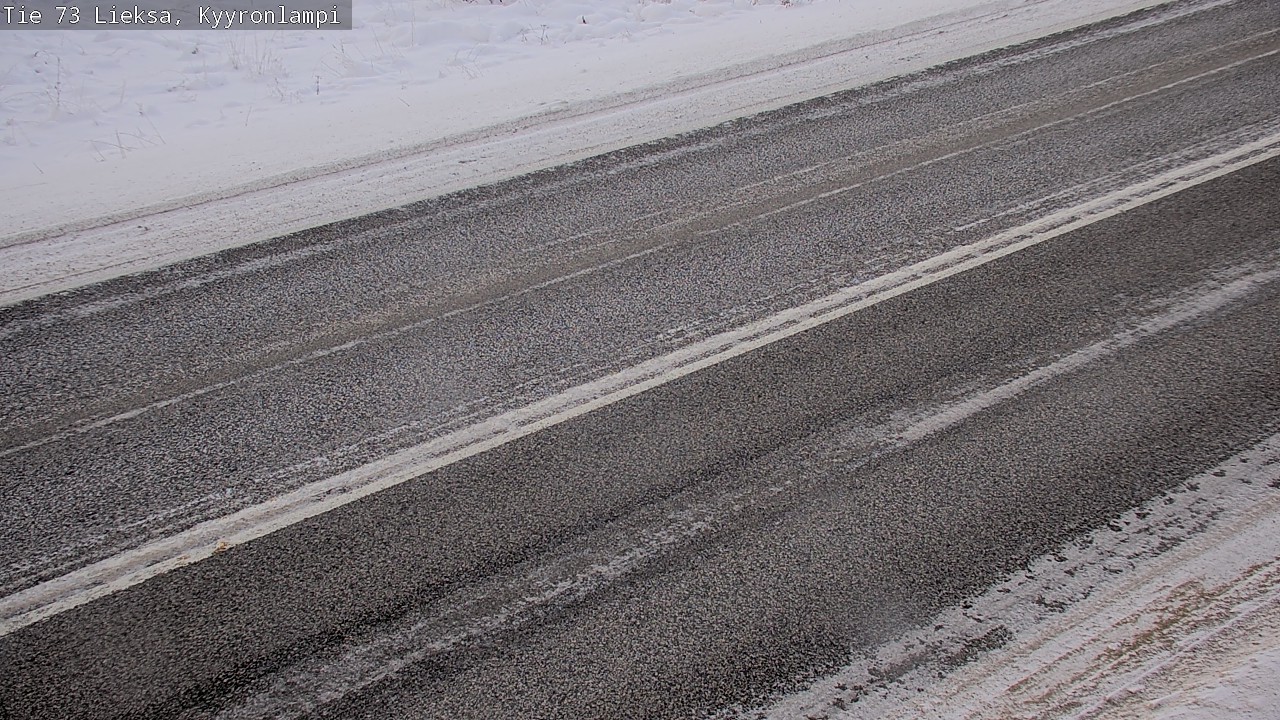 Weather Camera Image Road 73 Lieksa, Kyyrönlampi, Lieksa, Pohjois-Karjala