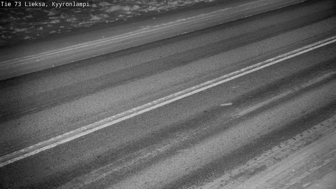 Weather Camera Image Väg 73 Lieksa, Kyyrönlampi, Lieksa, Pohjois-Karjala
