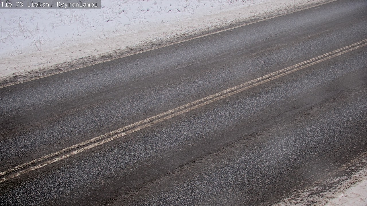 Weather Camera Image Road 73 Lieksa, Kyyrönlampi, Lieksa, Pohjois-Karjala