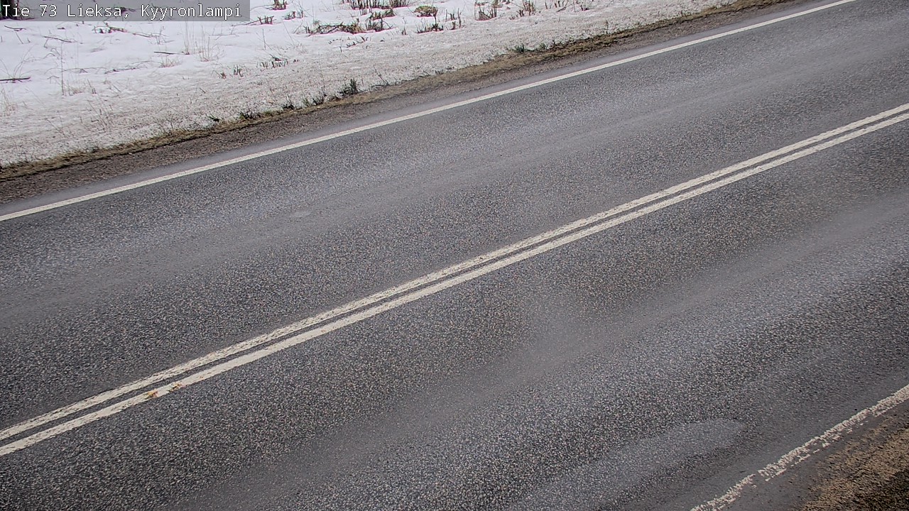 Weather Camera Image Väg 73 Lieksa, Kyyrönlampi, Lieksa, Pohjois-Karjala
