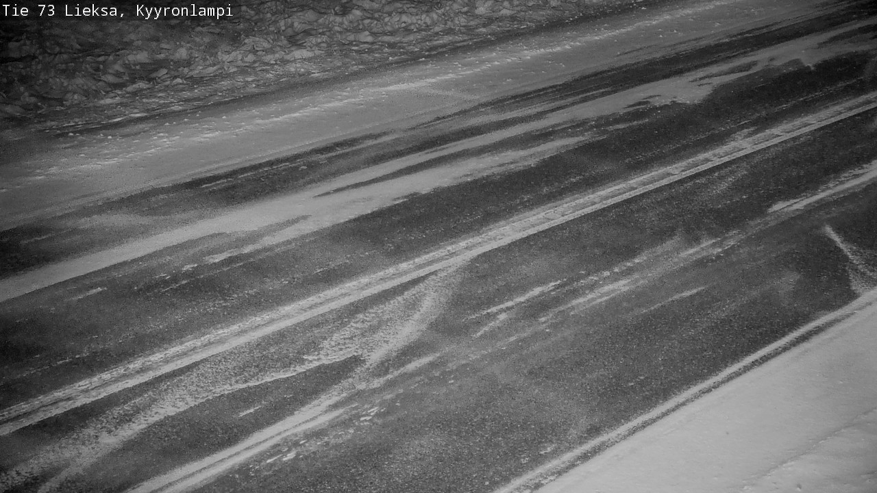 Weather Camera Image Väg 73 Lieksa, Kyyrönlampi, Lieksa, Pohjois-Karjala