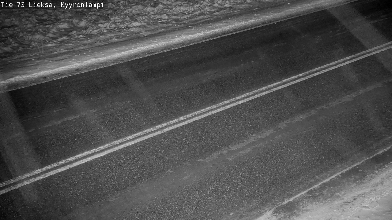 Weather Camera Image Road 73 Lieksa, Kyyrönlampi, Lieksa, Pohjois-Karjala