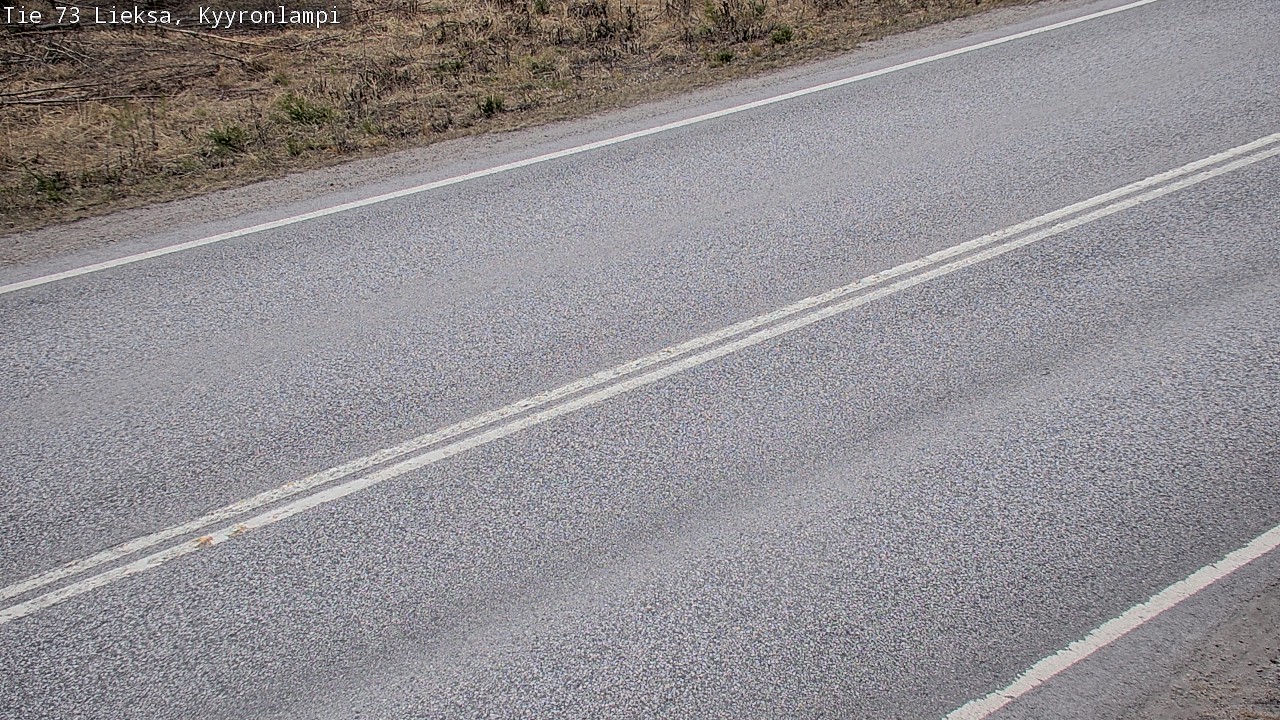Weather Camera Image Väg 73 Lieksa, Kyyrönlampi, Lieksa, Pohjois-Karjala