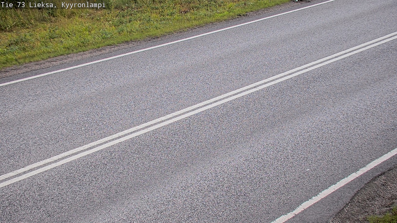 Weather Camera Image Väg 73 Lieksa, Kyyrönlampi, Lieksa, Pohjois-Karjala