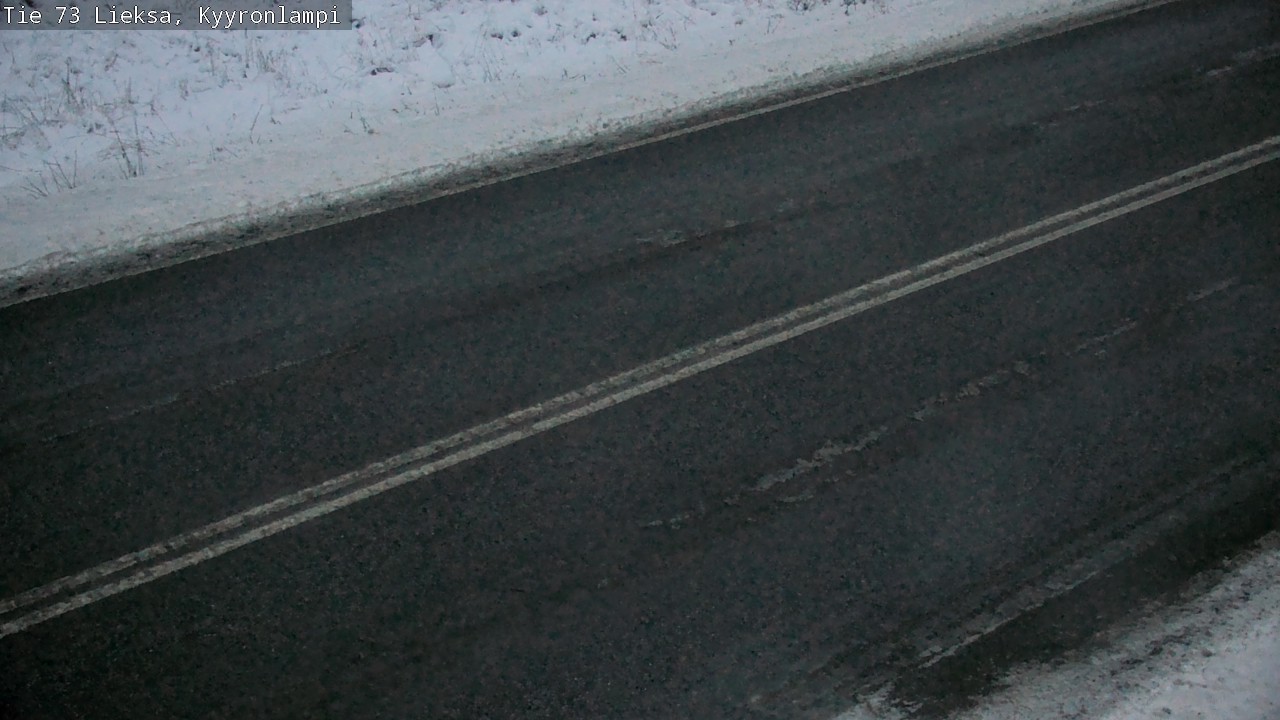 Weather Camera Image Road 73 Lieksa, Kyyrönlampi, Lieksa, Pohjois-Karjala