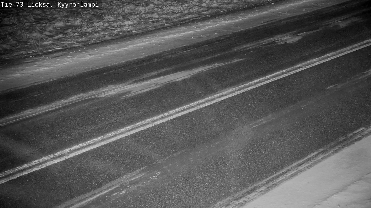 Weather Camera Image Road 73 Lieksa, Kyyrönlampi, Lieksa, Pohjois-Karjala
