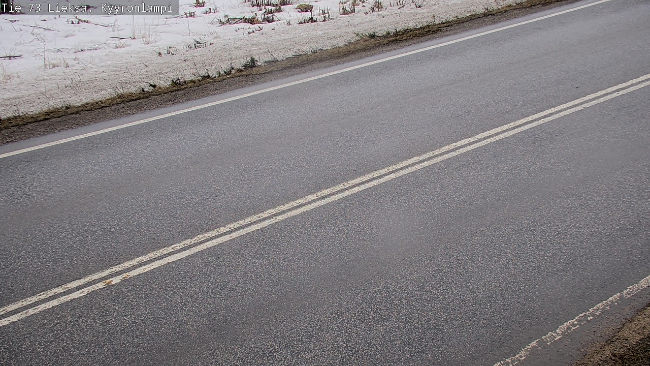 Weather Camera Image Väg 73 Lieksa, Kyyrönlampi, Lieksa, Pohjois-Karjala