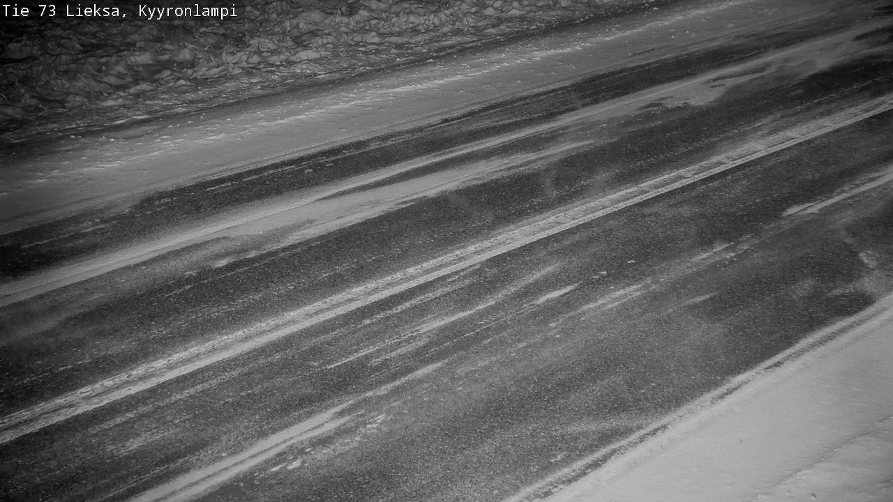 Weather Camera Image Väg 73 Lieksa, Kyyrönlampi, Lieksa, Pohjois-Karjala