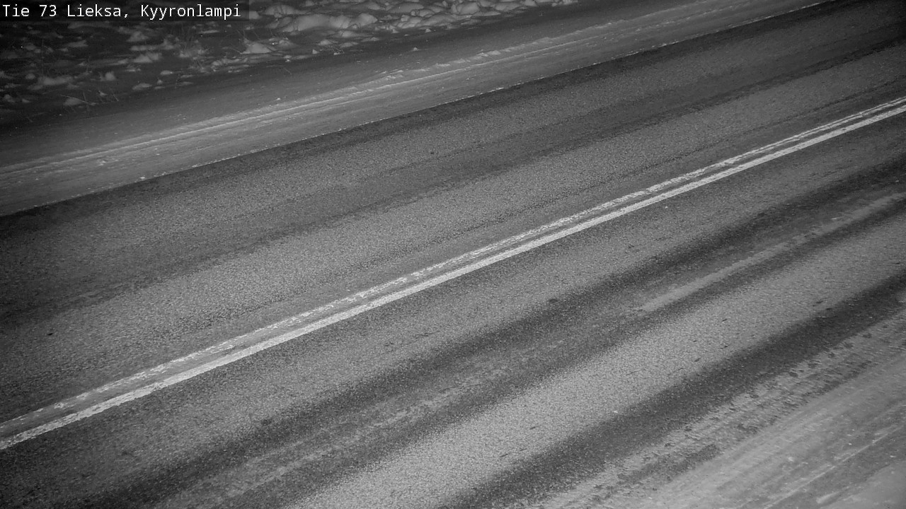 Weather Camera Image Road 73 Lieksa, Kyyrönlampi, Lieksa, Pohjois-Karjala
