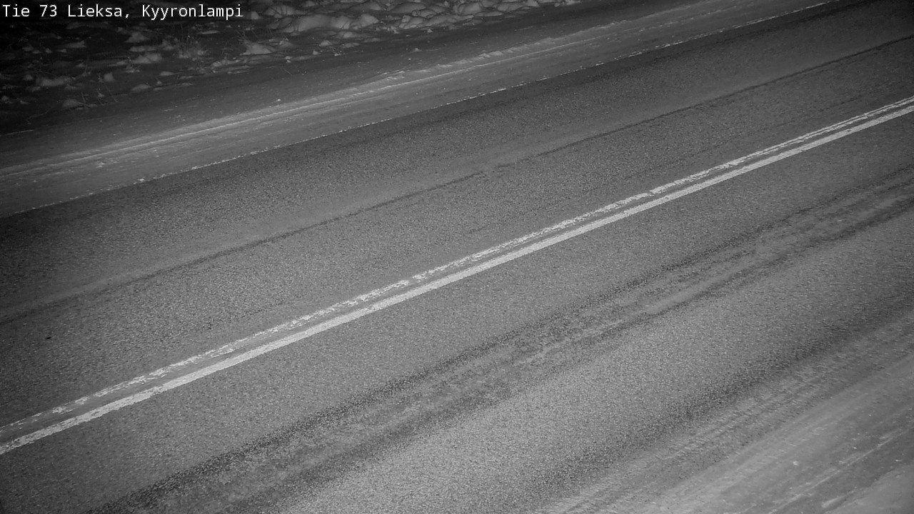 Weather Camera Image Road 73 Lieksa, Kyyrönlampi, Lieksa, Pohjois-Karjala