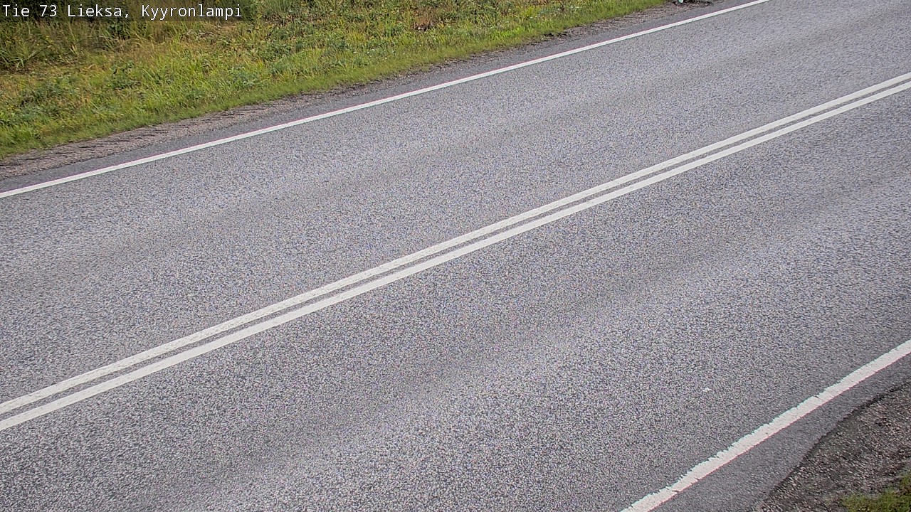 Weather Camera Image Road 73 Lieksa, Kyyrönlampi, Lieksa, Pohjois-Karjala