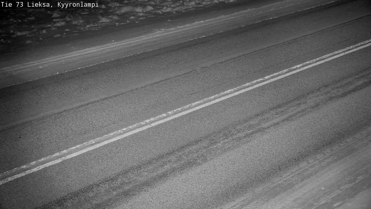Weather Camera Image Road 73 Lieksa, Kyyrönlampi, Lieksa, Pohjois-Karjala