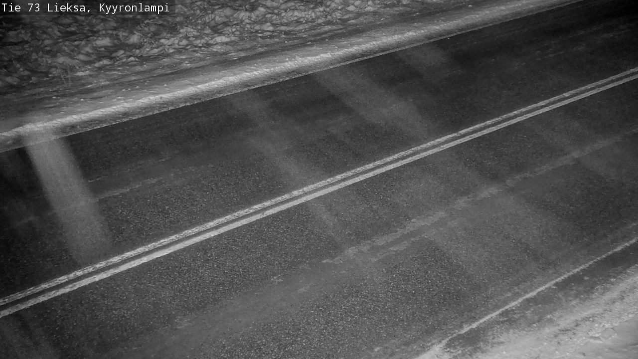 Weather Camera Image Road 73 Lieksa, Kyyrönlampi, Lieksa, Pohjois-Karjala