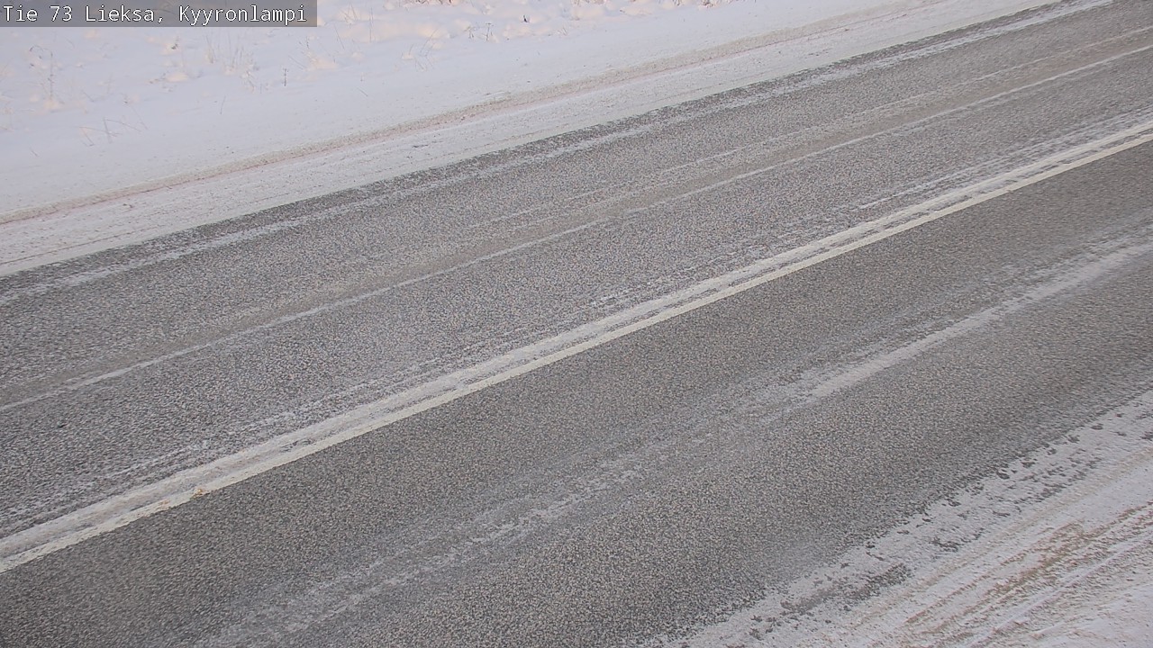 Weather Camera Image Road 73 Lieksa, Kyyrönlampi, Lieksa, Pohjois-Karjala