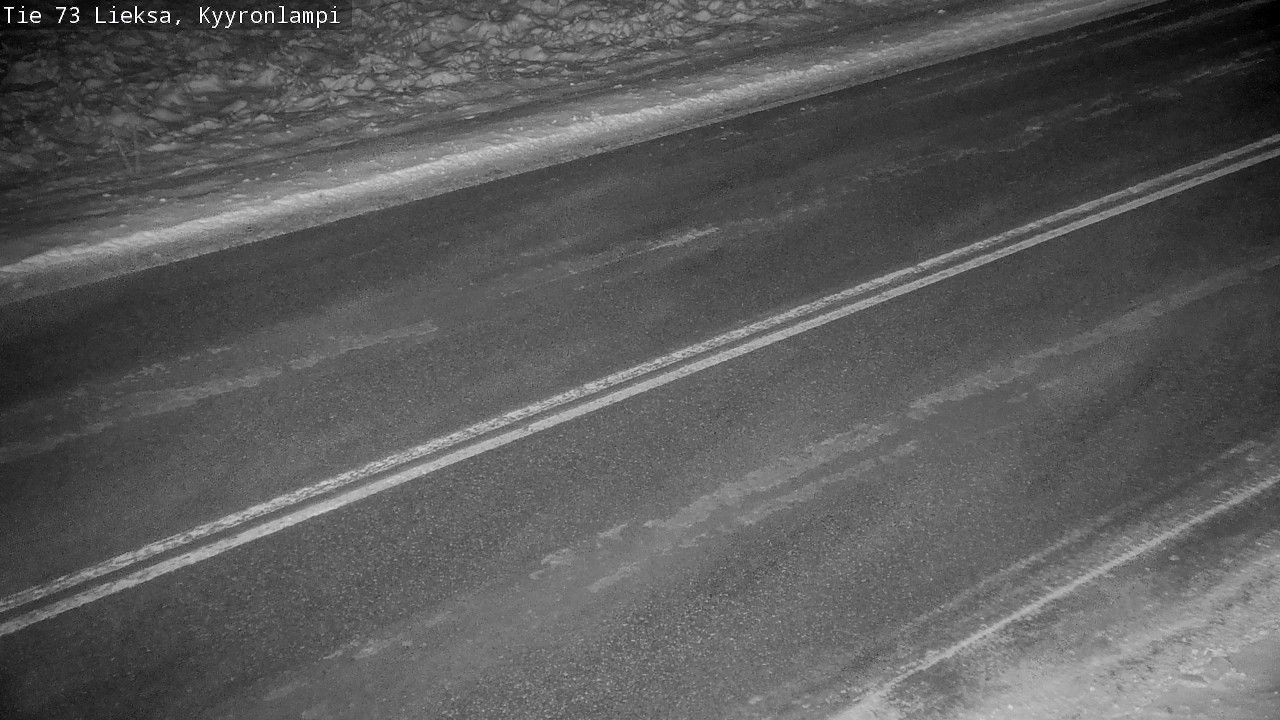 Weather Camera Image Road 73 Lieksa, Kyyrönlampi, Lieksa, Pohjois-Karjala