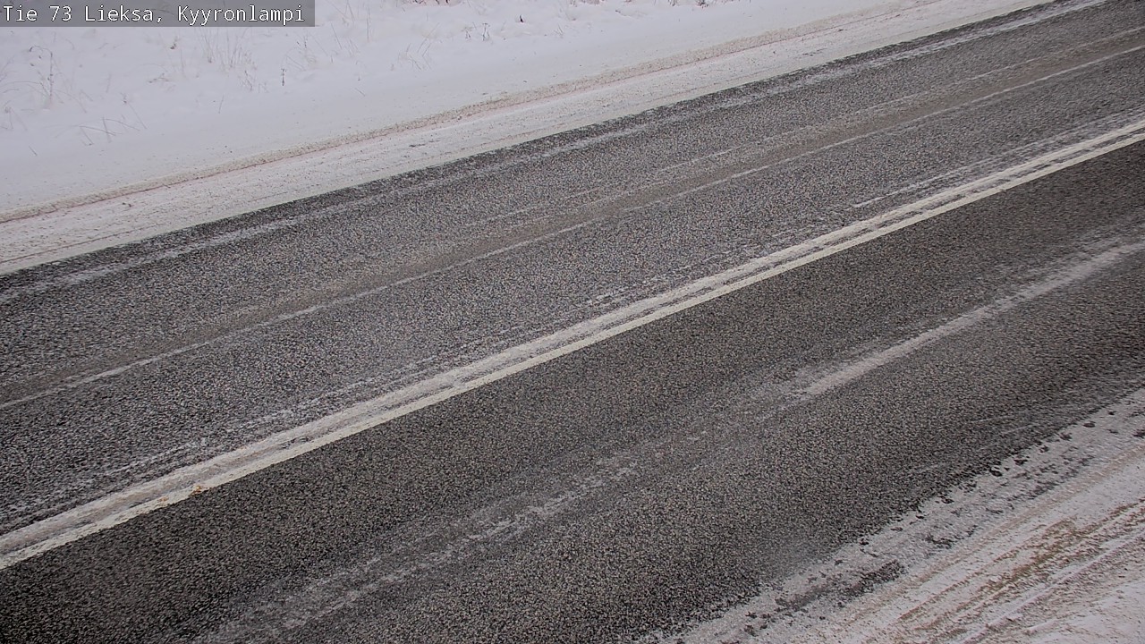 Weather Camera Image Road 73 Lieksa, Kyyrönlampi, Lieksa, Pohjois-Karjala