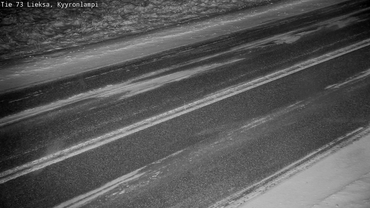 Weather Camera Image Road 73 Lieksa, Kyyrönlampi, Lieksa, Pohjois-Karjala