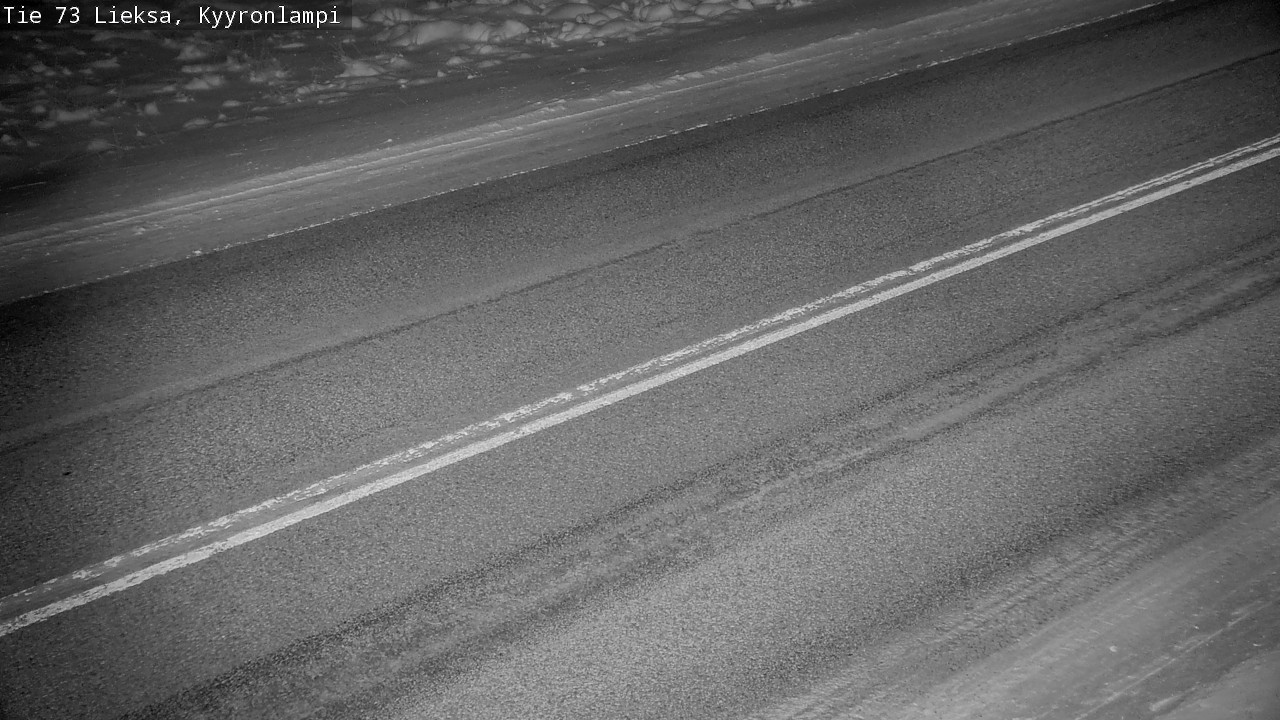 Weather Camera Image Road 73 Lieksa, Kyyrönlampi, Lieksa, Pohjois-Karjala