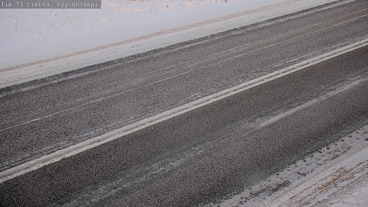 Weather Camera Image Road 73 Lieksa, Kyyrönlampi, Lieksa, Pohjois-Karjala