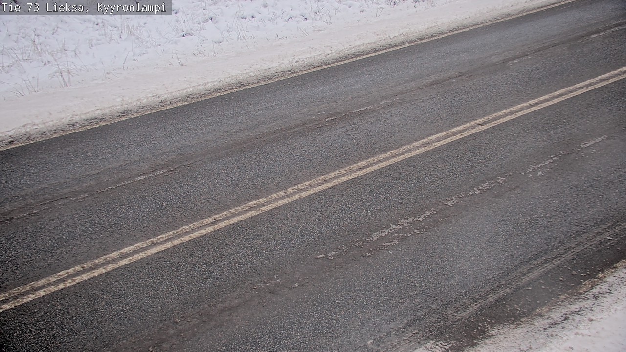 Weather Camera Image Road 73 Lieksa, Kyyrönlampi, Lieksa, Pohjois-Karjala