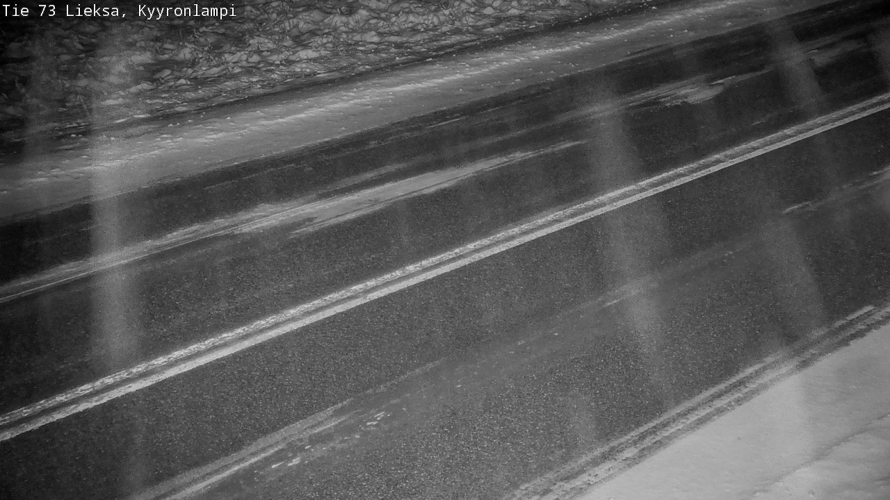 Weather Camera Image Road 73 Lieksa, Kyyrönlampi, Lieksa, Pohjois-Karjala