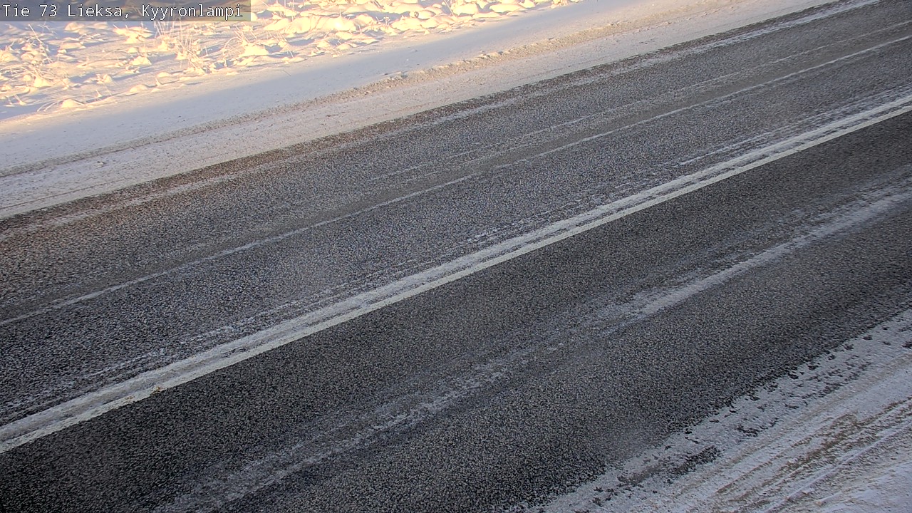 Weather Camera Image Road 73 Lieksa, Kyyrönlampi, Lieksa, Pohjois-Karjala