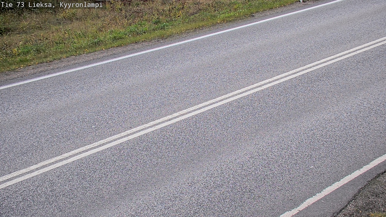 Weather Camera Image Road 73 Lieksa, Kyyrönlampi, Lieksa, Pohjois-Karjala