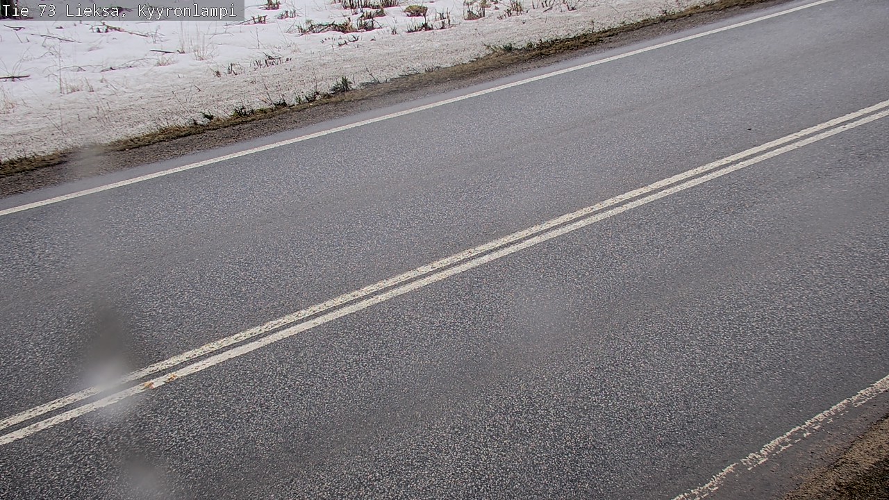 Weather Camera Image Väg 73 Lieksa, Kyyrönlampi, Lieksa, Pohjois-Karjala
