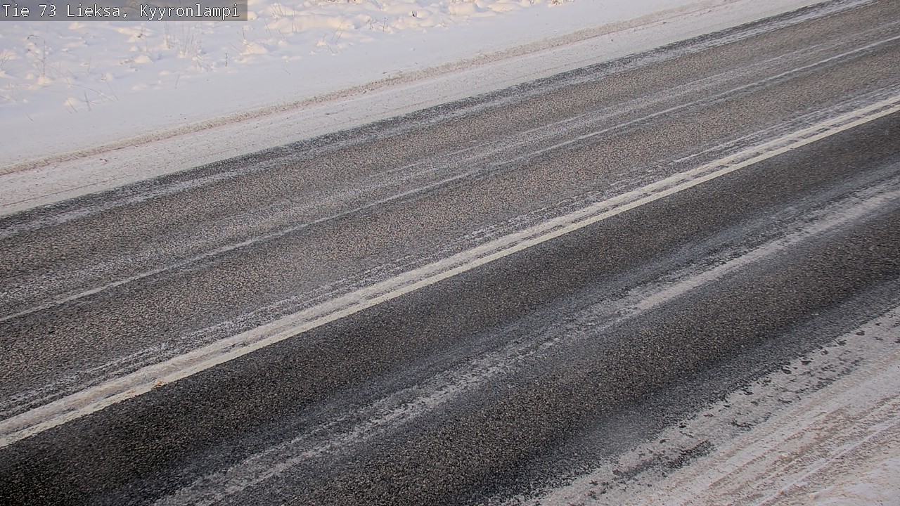 Weather Camera Image Väg 73 Lieksa, Kyyrönlampi, Lieksa, Pohjois-Karjala