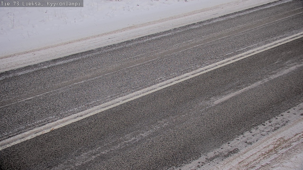 Weather Camera Image Road 73 Lieksa, Kyyrönlampi, Lieksa, Pohjois-Karjala