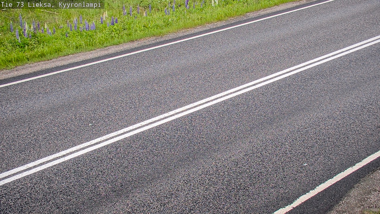Weather Camera Image Road 73 Lieksa, Kyyrönlampi, Lieksa, Pohjois-Karjala