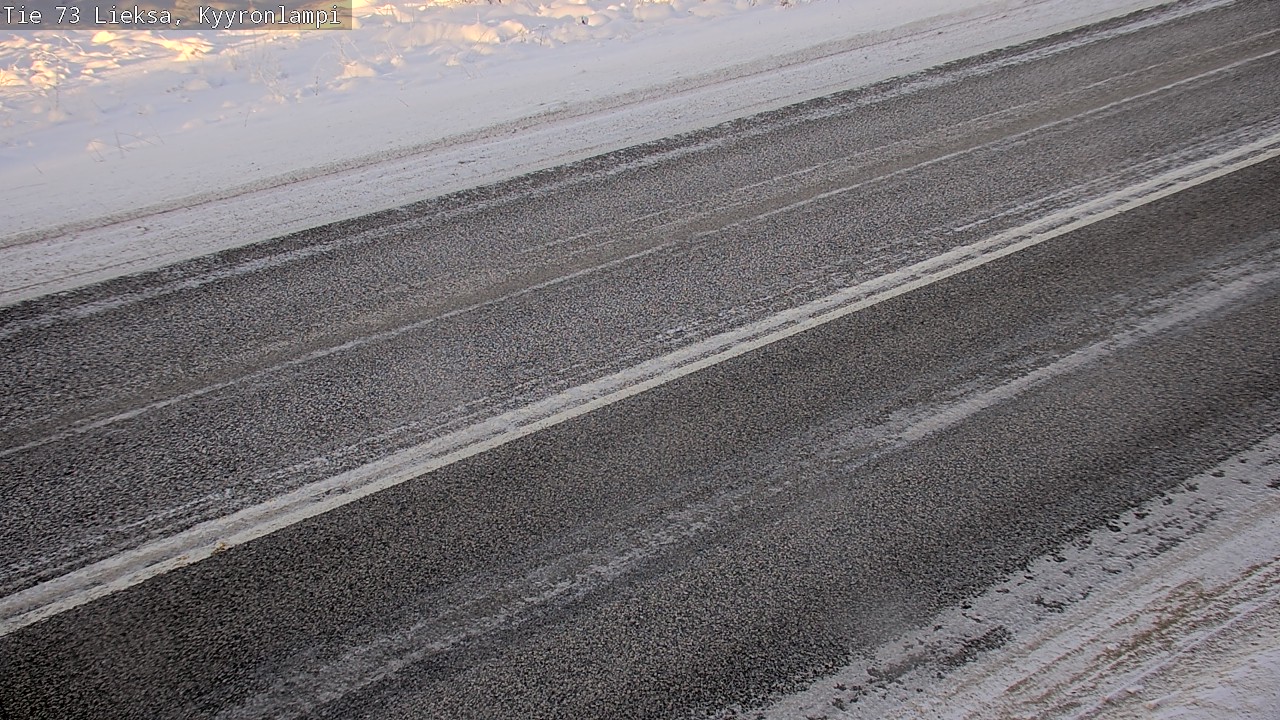 Weather Camera Image Road 73 Lieksa, Kyyrönlampi, Lieksa, Pohjois-Karjala
