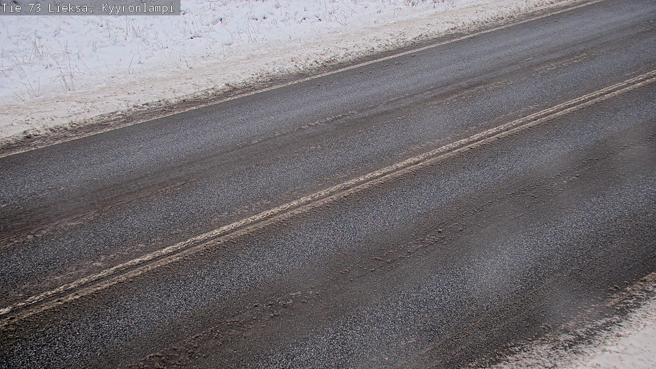 Weather Camera Image Road 73 Lieksa, Kyyrönlampi, Lieksa, Pohjois-Karjala