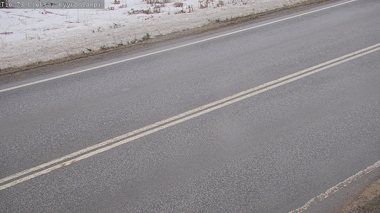 Weather Camera Image Väg 73 Lieksa, Kyyrönlampi, Lieksa, Pohjois-Karjala