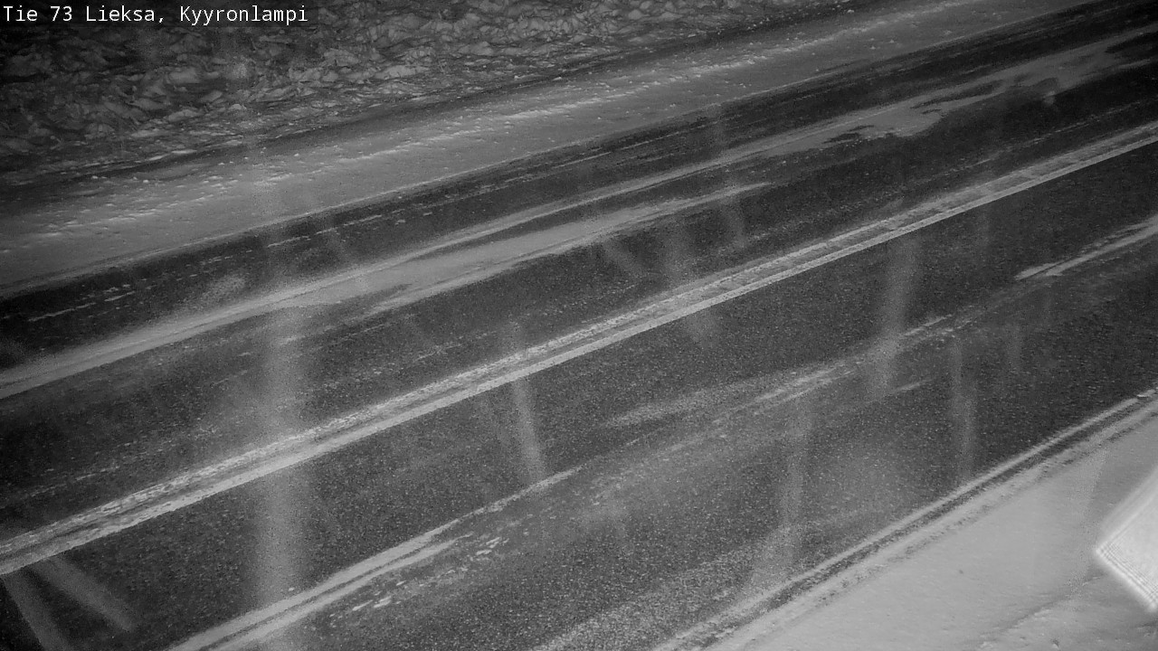 Weather Camera Image Väg 73 Lieksa, Kyyrönlampi, Lieksa, Pohjois-Karjala