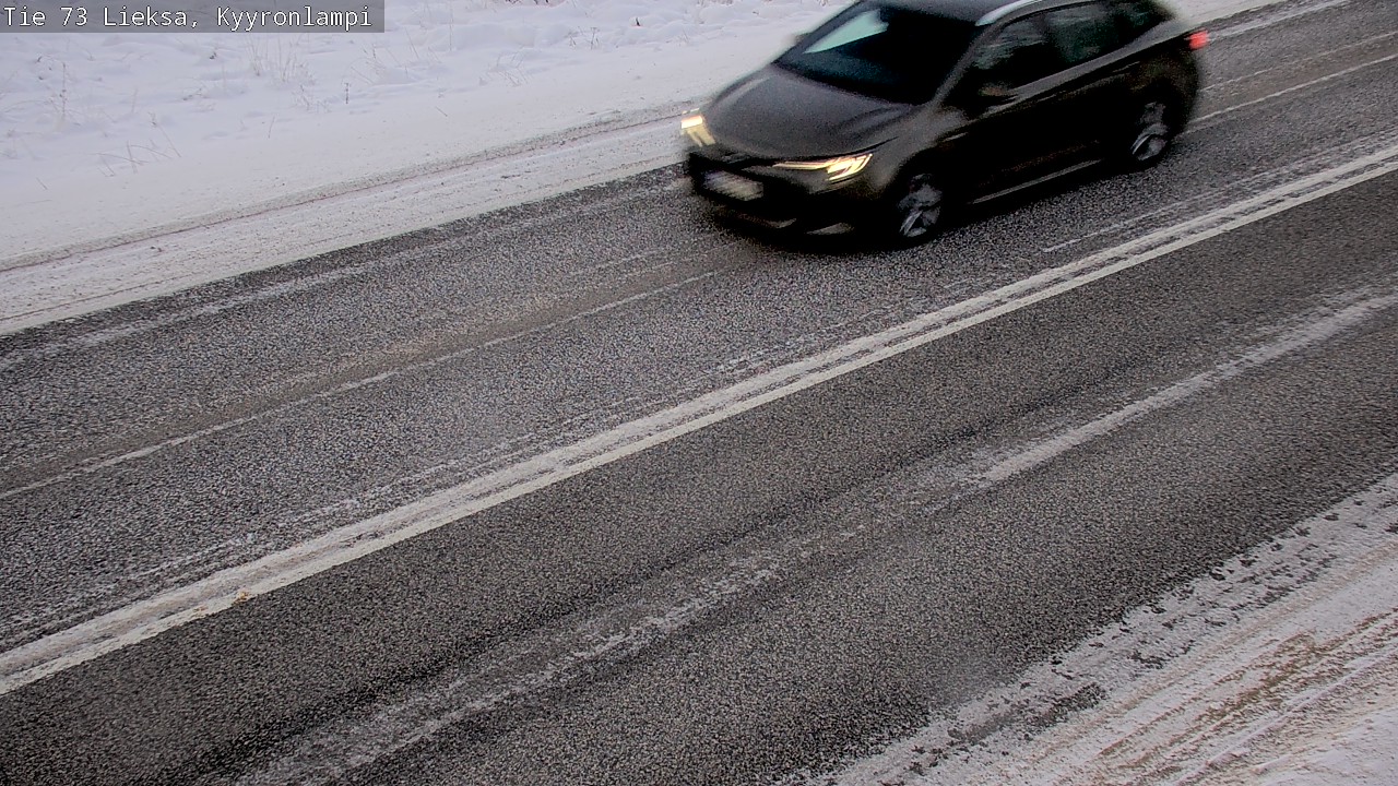 Weather Camera Image Road 73 Lieksa, Kyyrönlampi, Lieksa, Pohjois-Karjala