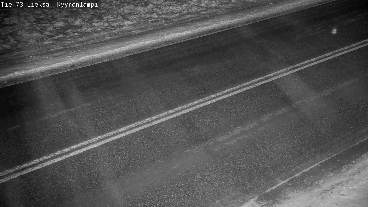 Weather Camera Image Road 73 Lieksa, Kyyrönlampi, Lieksa, Pohjois-Karjala