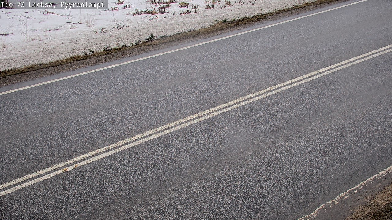 Weather Camera Image Väg 73 Lieksa, Kyyrönlampi, Lieksa, Pohjois-Karjala