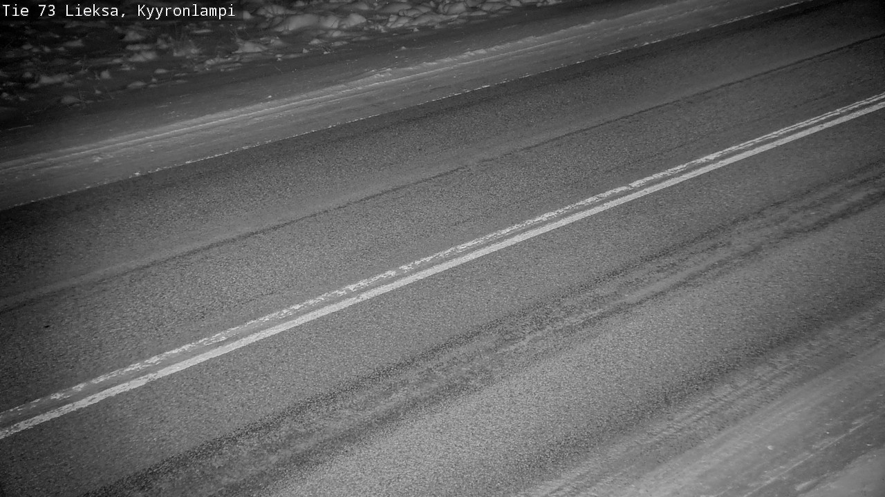 Weather Camera Image Road 73 Lieksa, Kyyrönlampi, Lieksa, Pohjois-Karjala