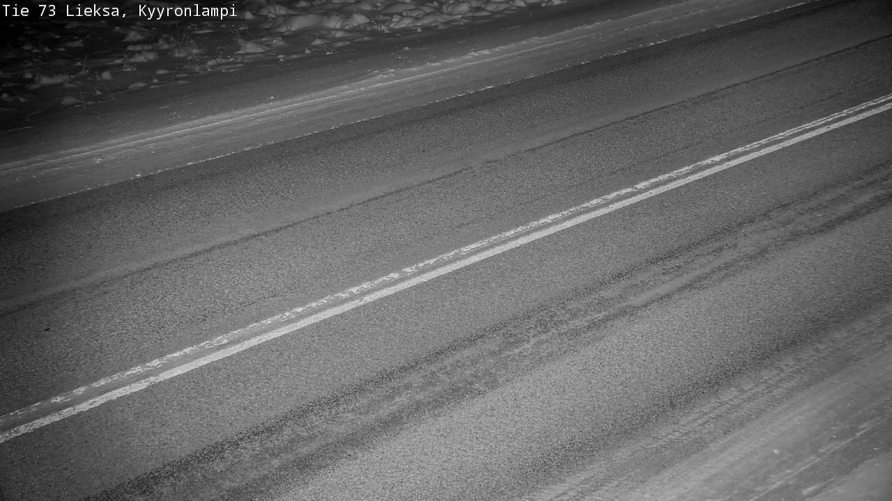 Weather Camera Image Road 73 Lieksa, Kyyrönlampi, Lieksa, Pohjois-Karjala