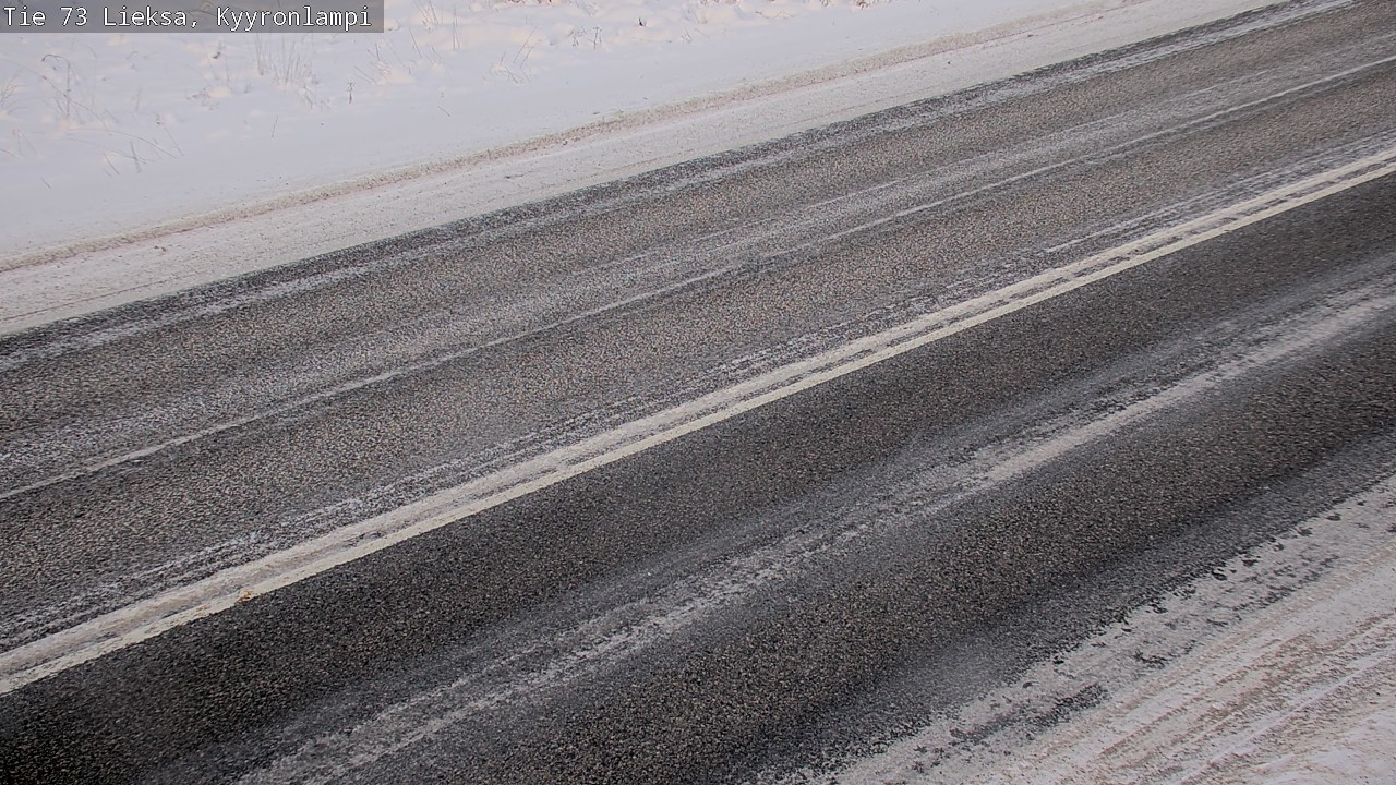 Weather Camera Image Väg 73 Lieksa, Kyyrönlampi, Lieksa, Pohjois-Karjala