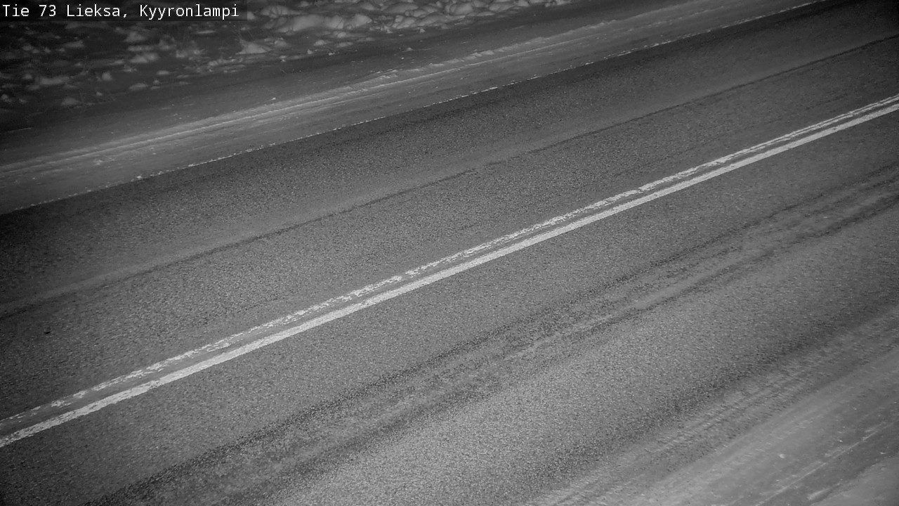 Weather Camera Image Road 73 Lieksa, Kyyrönlampi, Lieksa, Pohjois-Karjala